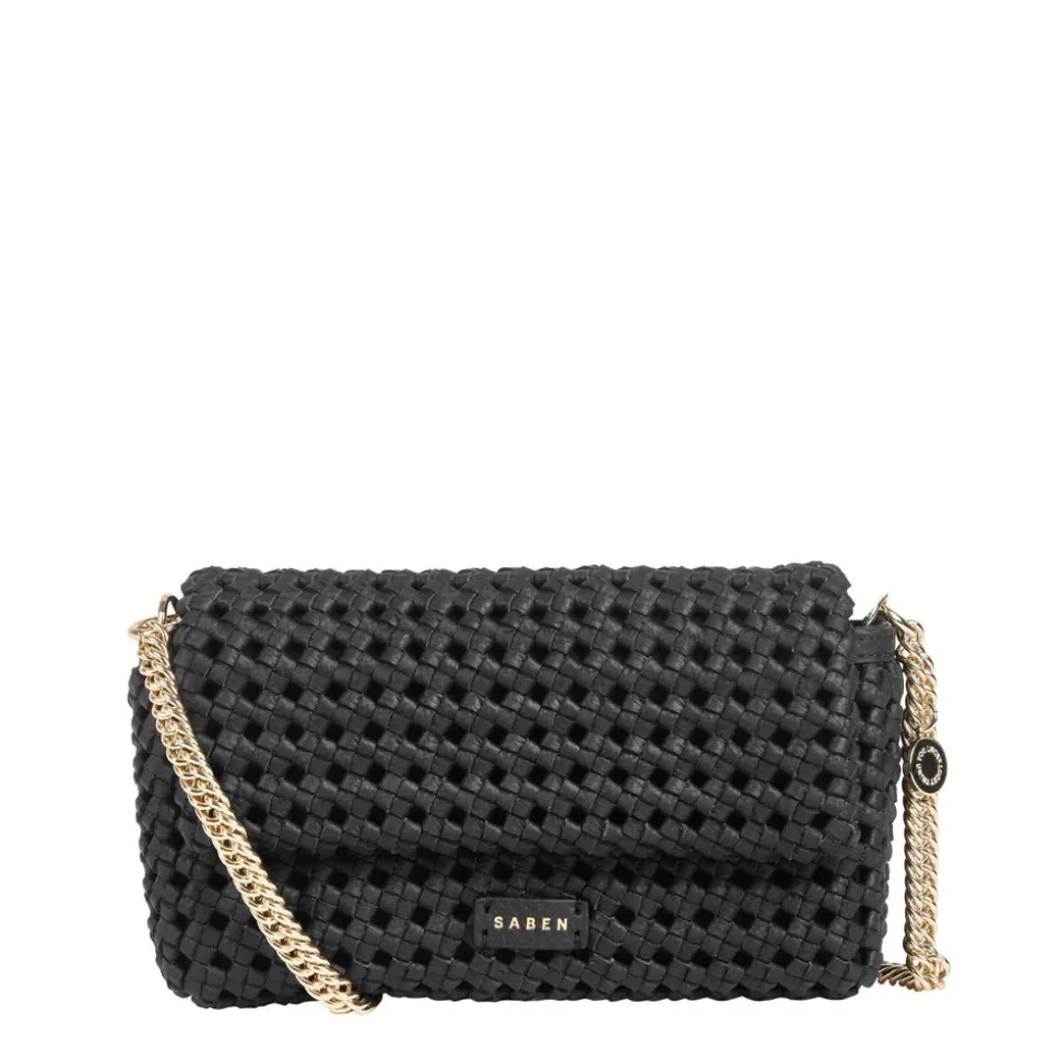 Saben - Milla Shoulder Bag - Black Fine Braid