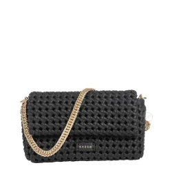 Saben - Milla Shoulder Bag - Black Fine Braid