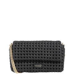 Saben - Milla Shoulder Bag - Black Fine Braid