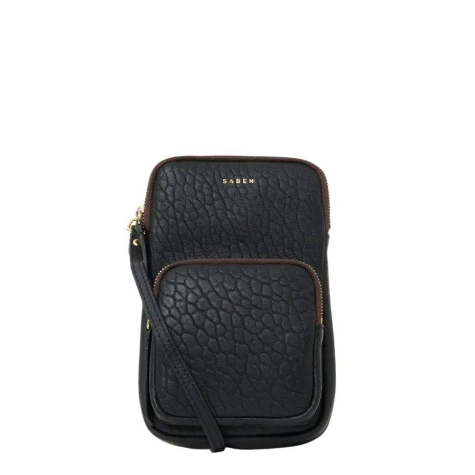 Saben - Nikko Phone Sling - Black Bubble