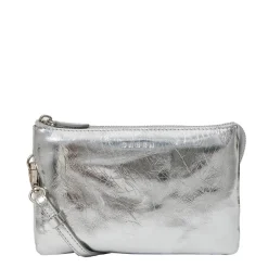 Saben - Tilly Cross Body - Silver Crinkle