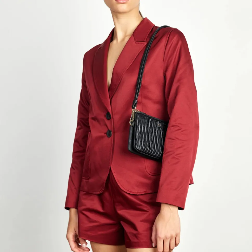 Saben - Tilly Crossbody - Black Diamond Quilt