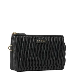 Saben - Tilly Crossbody - Black Diamond Quilt