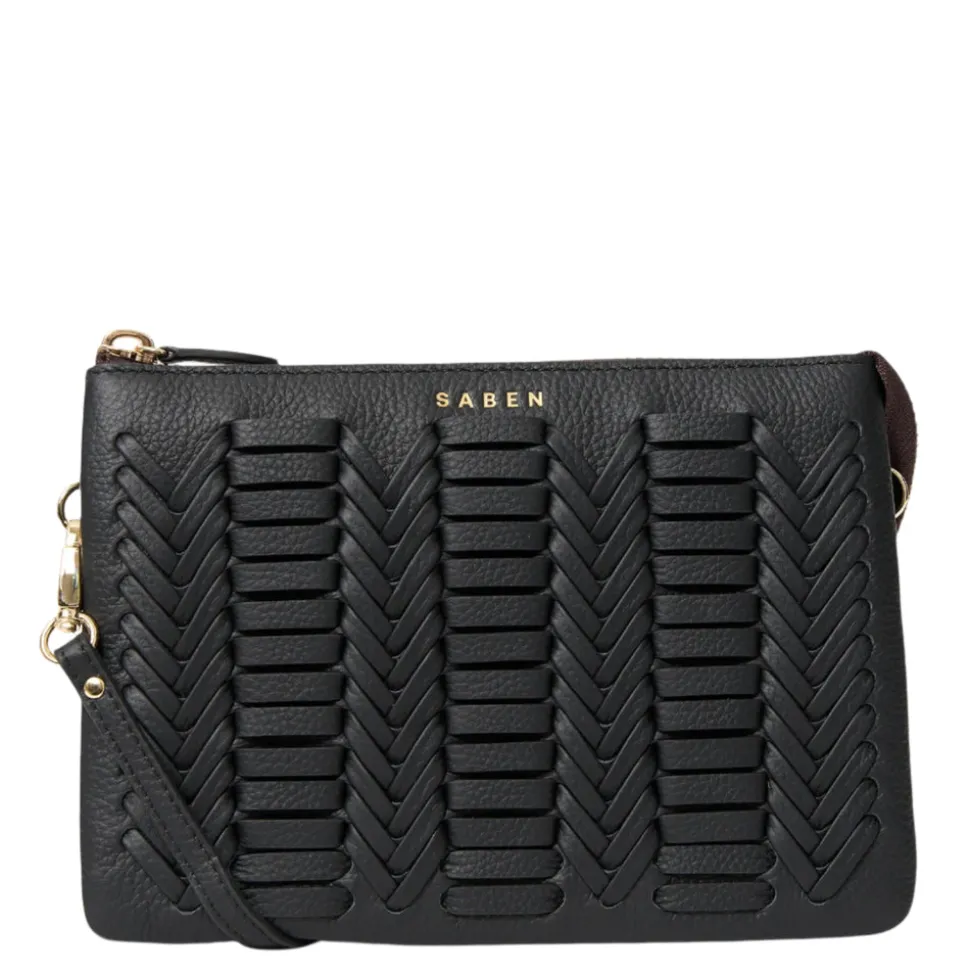 Saben - Tilly's Big Sis Crossbody - Black Chevron