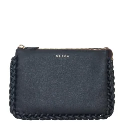 Saben - Tilly's Big Sis Crossbody - Black Plaited Edge