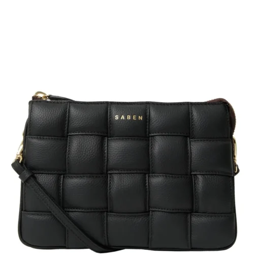 Saben - Tilly's Big Sis Crossbody - Black Woven