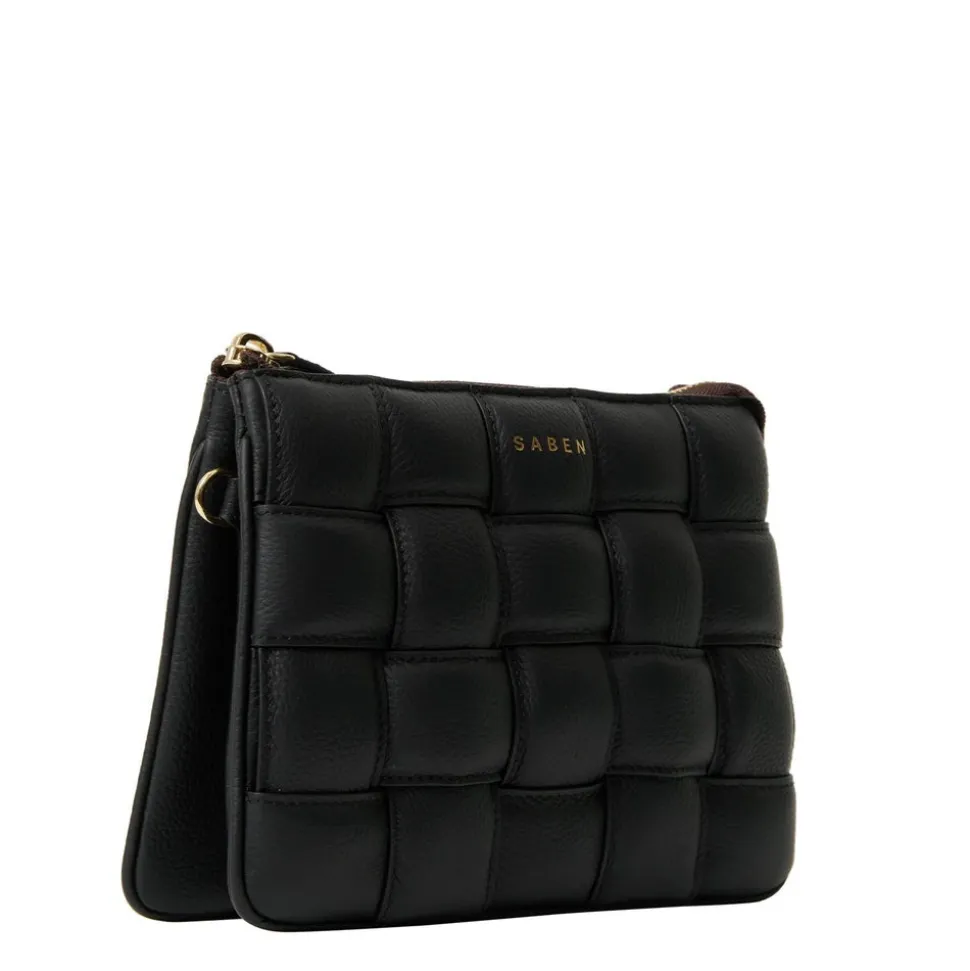 Saben - Tilly's Big Sis Crossbody - Black Woven