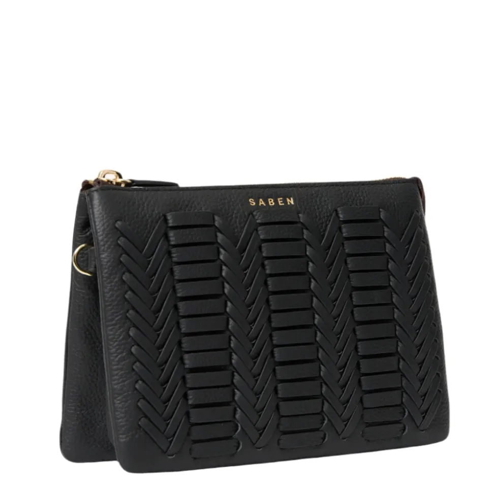 Saben - Tilly's Big Sis Crossbody - Black Chevron