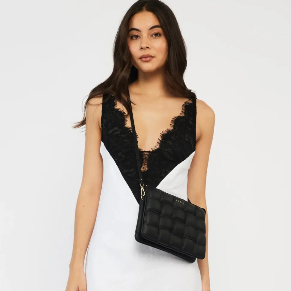 Saben - Tilly's Big Sis Crossbody - Black Woven
