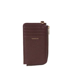 Saben - Winona Card Holder - Merlot
