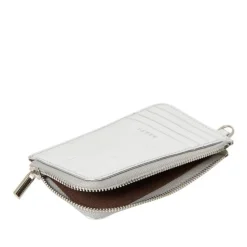 Saben - Winona Card Holder - Silver Crinkle