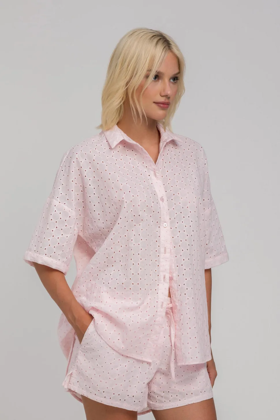 Santiago Shirt - Light Pink