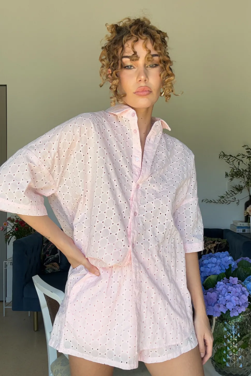 Santiago Shirt - Light Pink