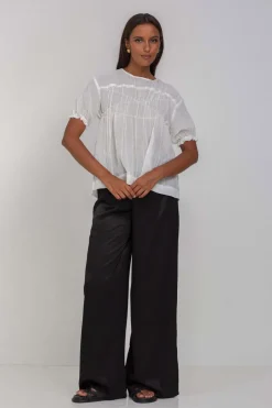 Satin Fever Pant - Black