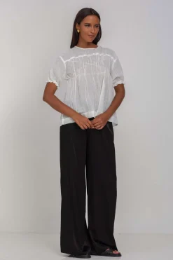 Satin Fever Pant - Black