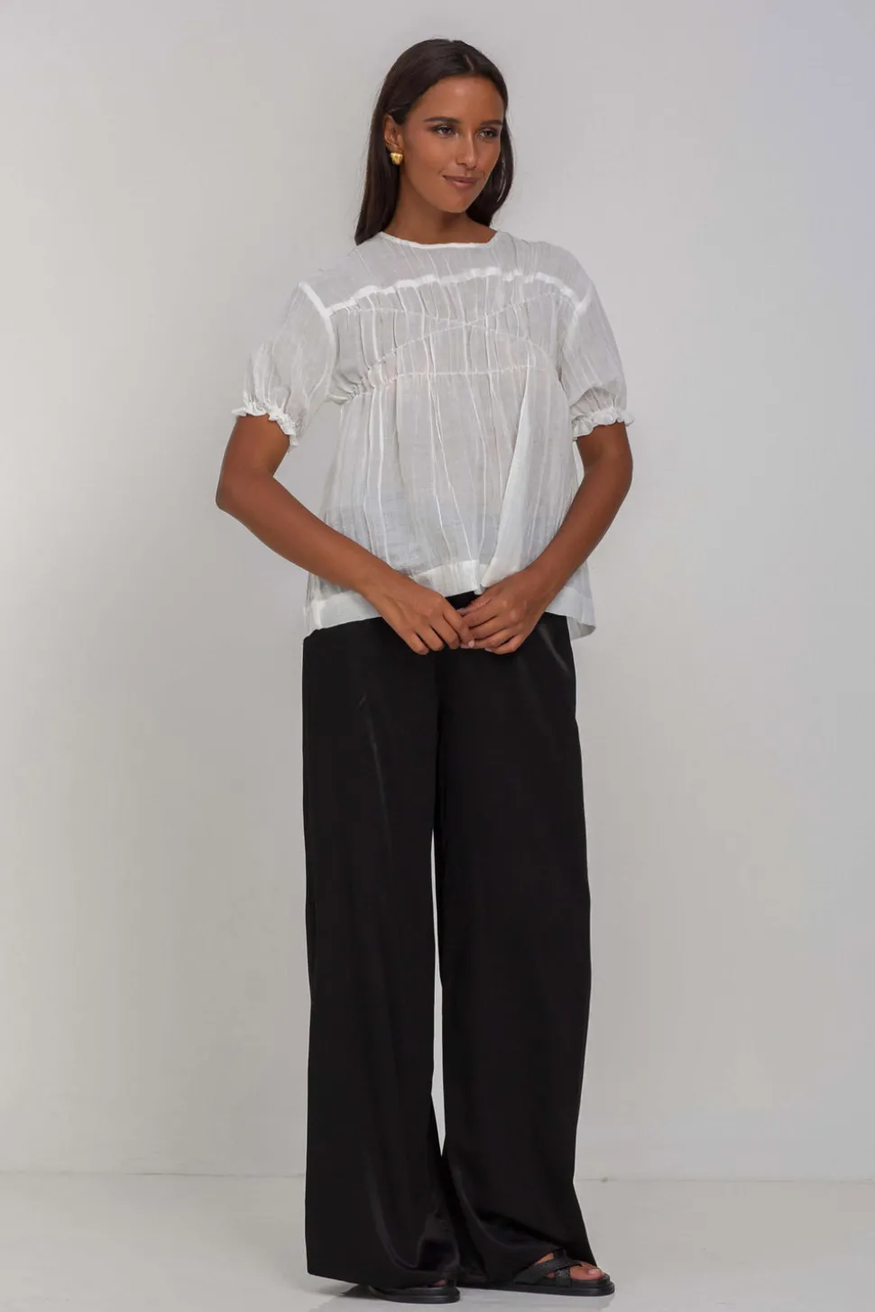 Satin Fever Pant - Black