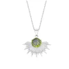 Silver Linings Collective - Solace Necklace - Silver / Peridot