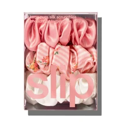 SLIP - Large Scrunchies - Petal 3 pack