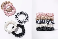 SLIP - Silk Midi Scrunchies - Multi 5 pack