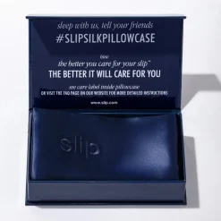 SLIP - Silk Pillowcase - Navy