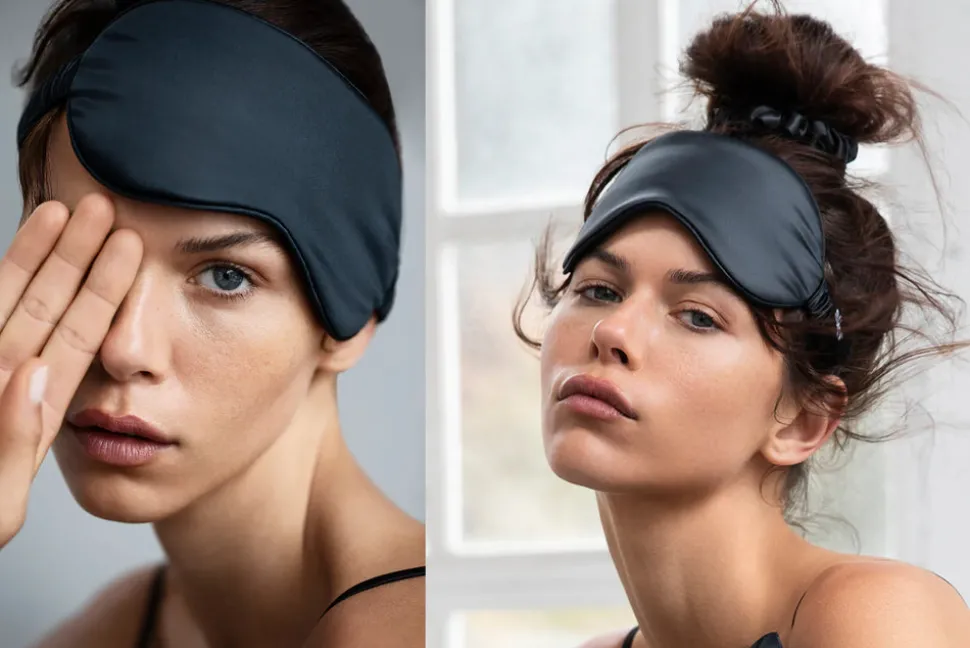 SLIP - Silk Sleep Mask - Black