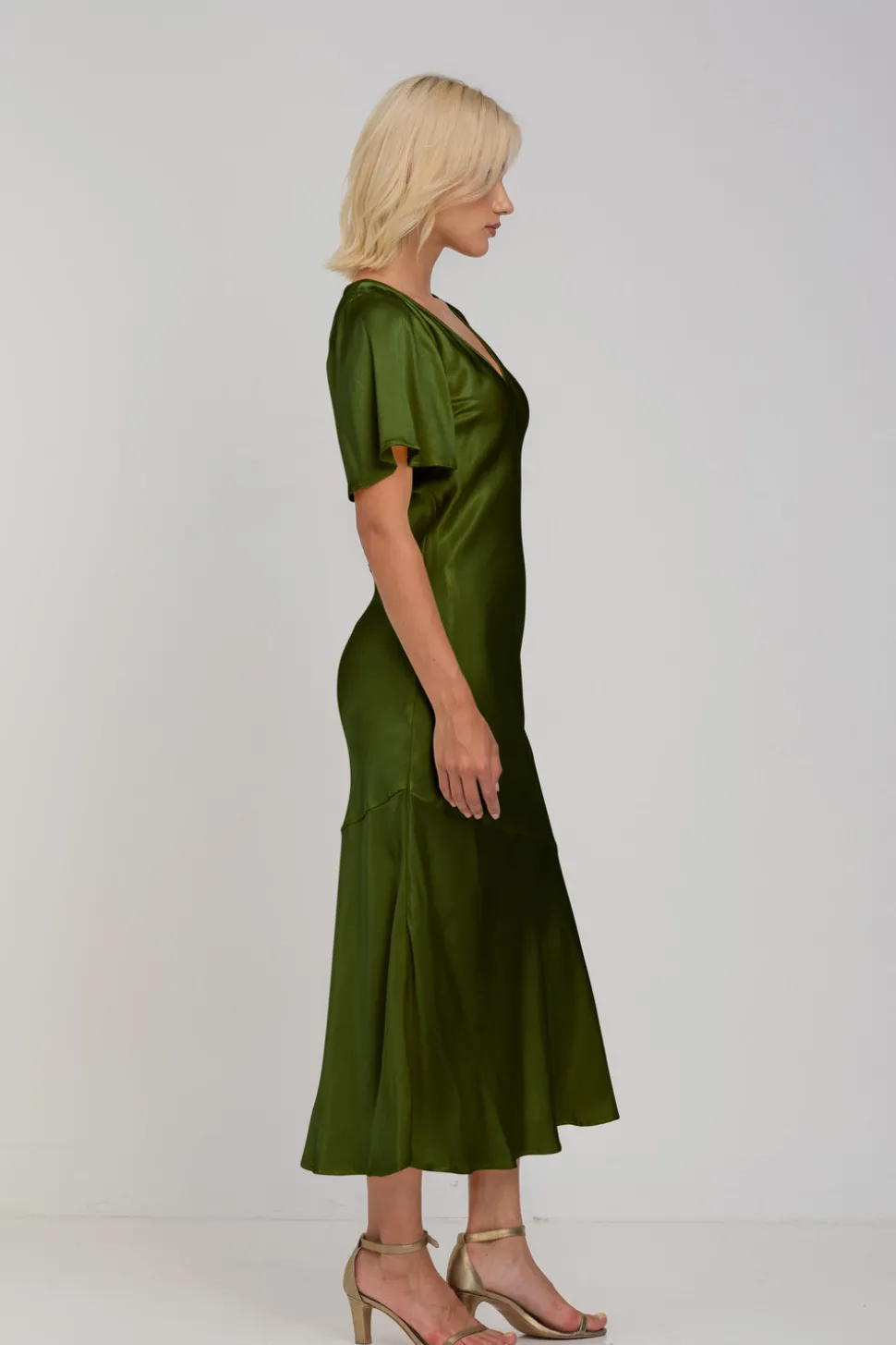 Still The One Dress - Golden Khaki