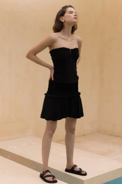Tender Hearts Mini Skirt - Black