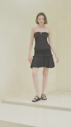 Tender Hearts Mini Skirt - Black