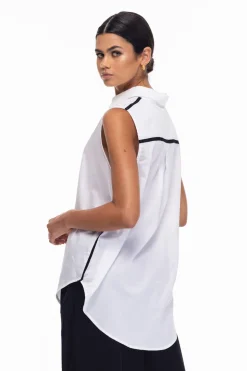 The Perfect Storm Tank - White/Black Binding