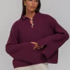 United Allure Sweater - Plum