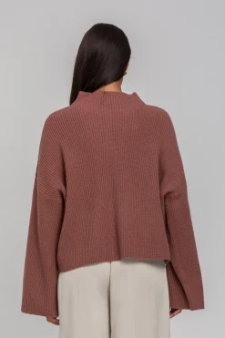 United Allure Sweater - Rosy Brown