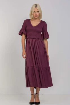 Valentina Dress - Plushy Purple