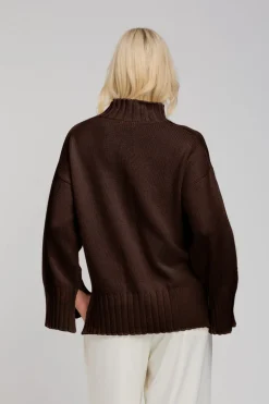 W25/20189 Bring It Back Jumper - Chocolate
