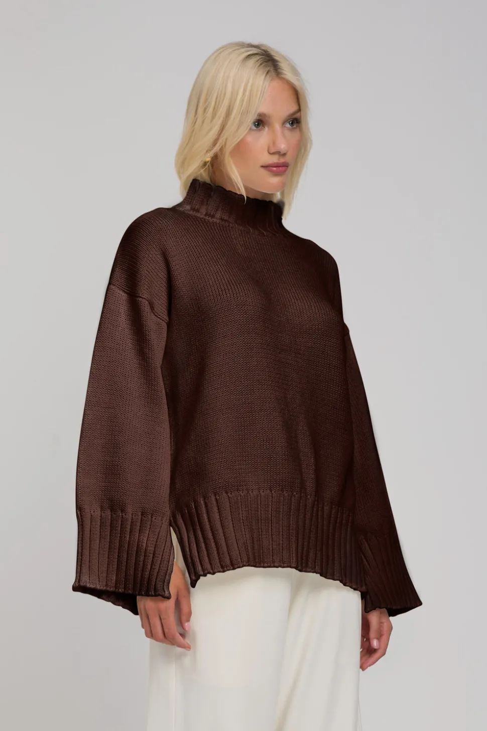 W25/20189 Bring It Back Jumper - Chocolate