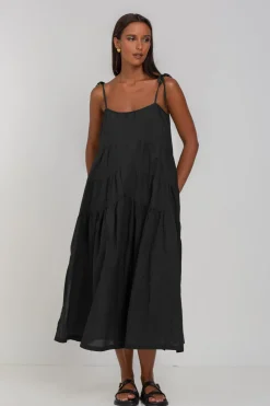When Time Stood Still Dress - Black