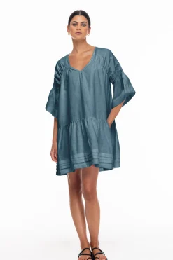Wisteria Mini Dress - Midnight