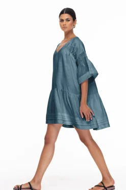 Wisteria Mini Dress - Midnight