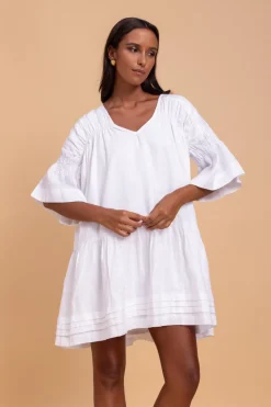 Wisteria Mini Dress - White