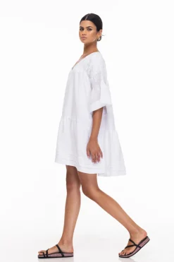 Wisteria Mini Dress - White